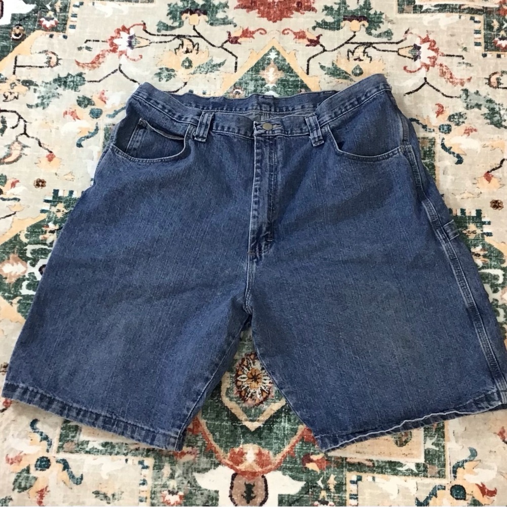 Wrangler VTG Men's Blue Cargo Jean Shorts 38